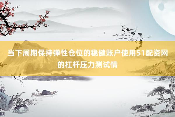 当下周期保持弹性仓位的稳健账户使用51配资网的杠杆压力测试情