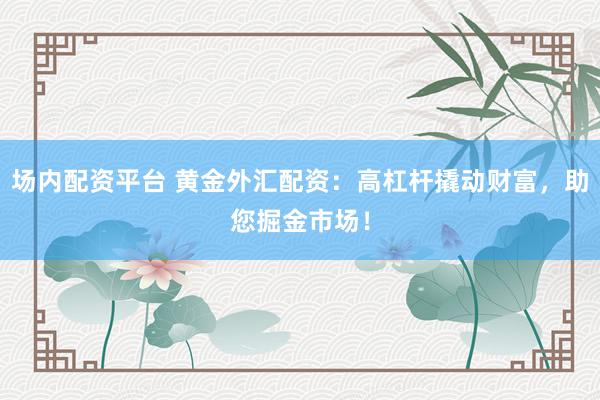 场内配资平台 黄金外汇配资：高杠杆撬动财富，助您掘金市场！